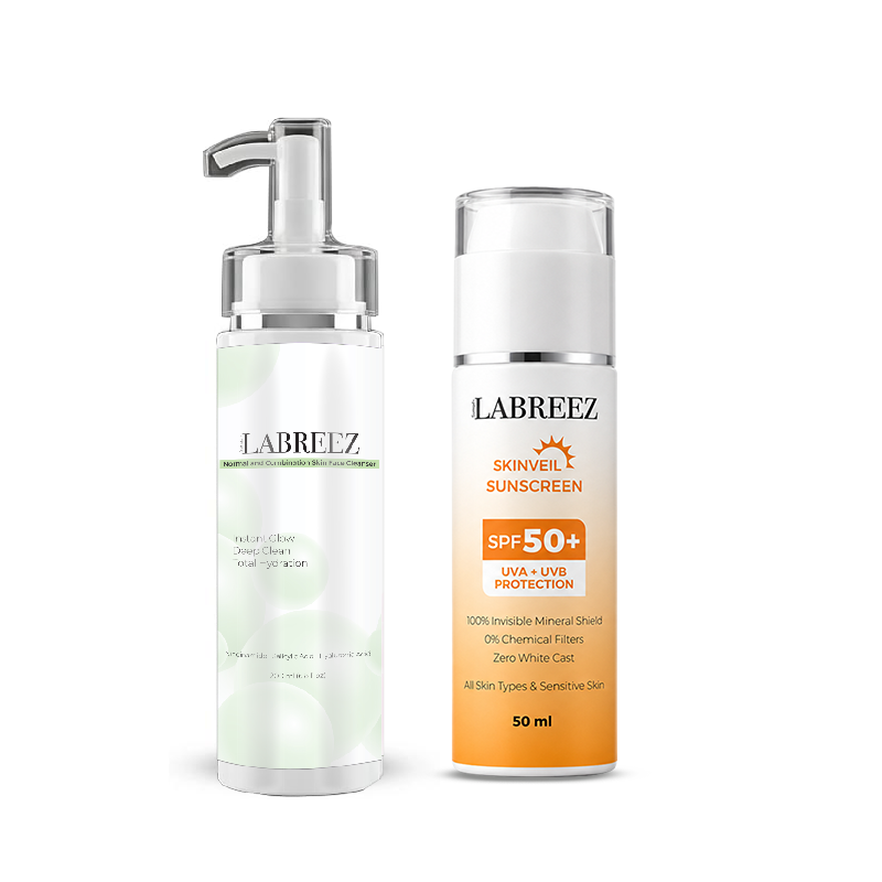 SUMMER DUO : CLEANSER + SUNSCREEN